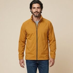 NWOT NIKE Men’s AeroShield Full Zip Golf Jacket - Gold Yellow - Size XL